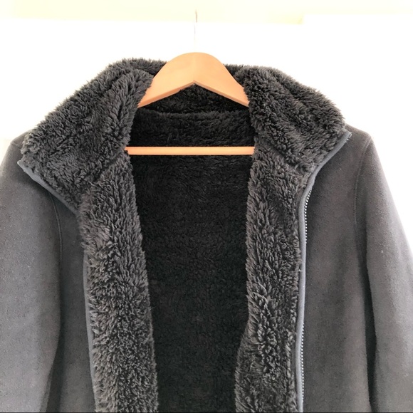 ๐ 6/$60, Weatherproof Faux Shearling, Reversible, Black Jacket, Pockets, XXL - Picture 7 of 13